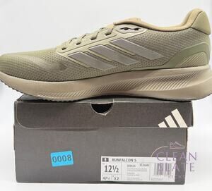 Adidas Runfalcon 5 Olive/Grey Men's 12.5 NIB/NWT